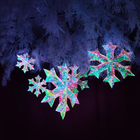 Snowflake Pendants Hanger Festival Party Lighting Decorations