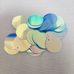 30mm Flat Round Sequins, PET%, 1000 Different Colors